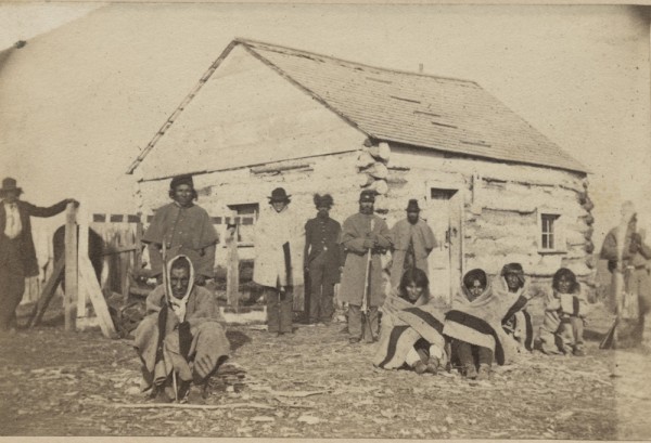 Lincoln and the Dakota War, 1862: A group of Dakota captives