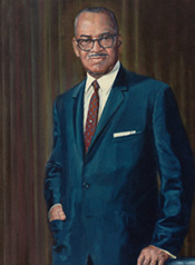 Portrait of Congressman William L. Dawson of Illinois by Robert Bruce Williams. Collection of the U.S. House of Representatives