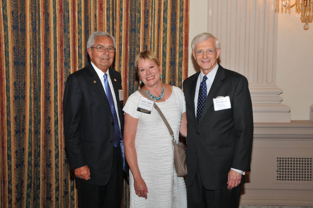 The Honorable Ron Sarasin, Connie Tipton (IDFA), and the Honorable Tom Coleman