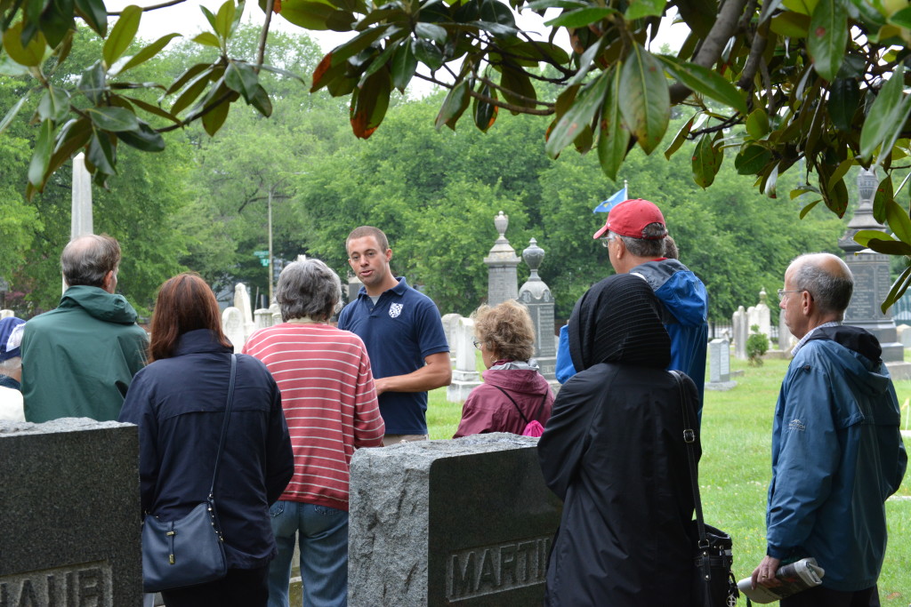 USCHS Members on 2015 Congressional Cemetery Tour