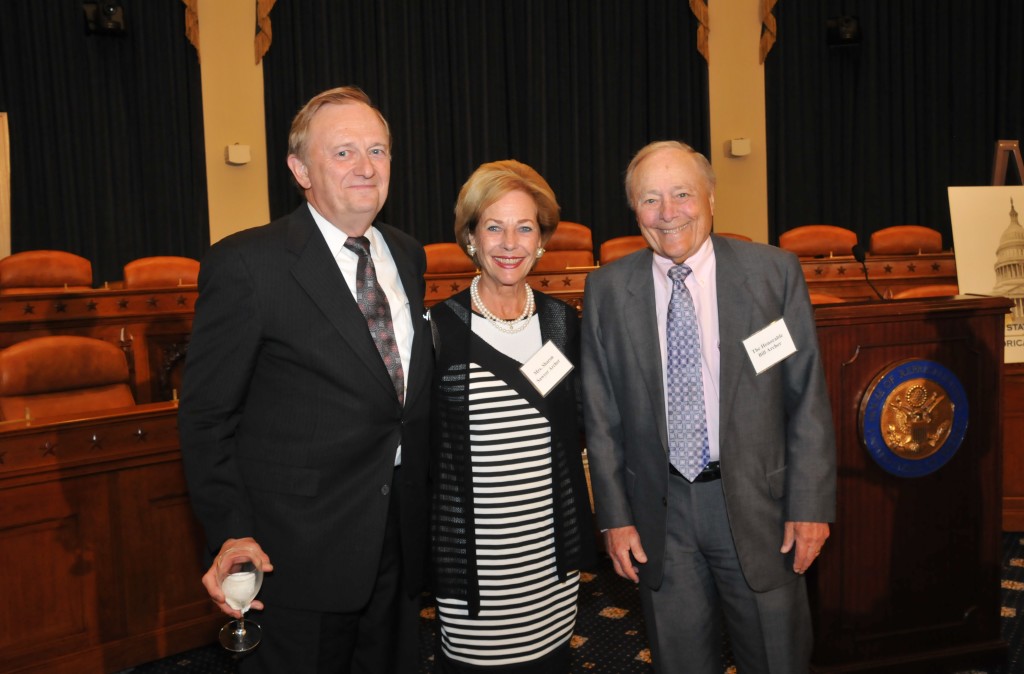 The Honorable Bill Archer and Mrs. Sharon Sawyer Archer with Don Carlson (PricewaterhouseCoopers and USCHS Board)