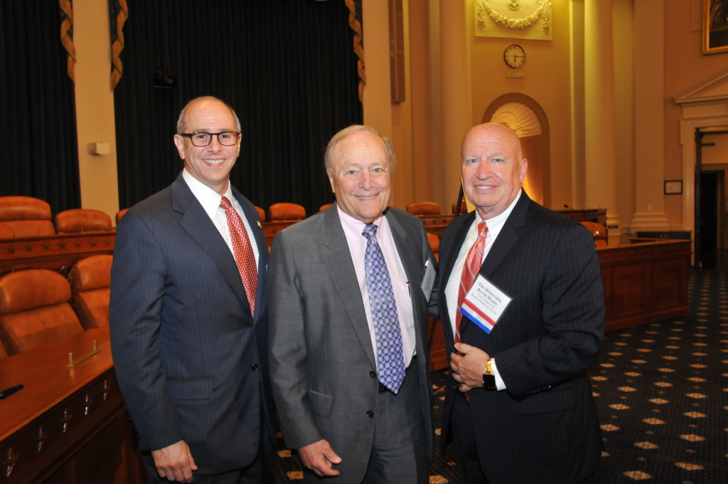 The Honorable Bill Archer with Rep. Charles Boustany (R-LA) and Rep. Kevin Brady (R-TX)