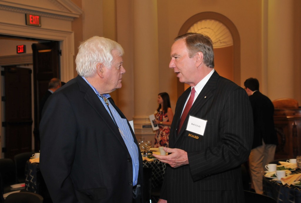 Rep. Jim McDermott (D-WA) and Rob Lively (USCHS Board)