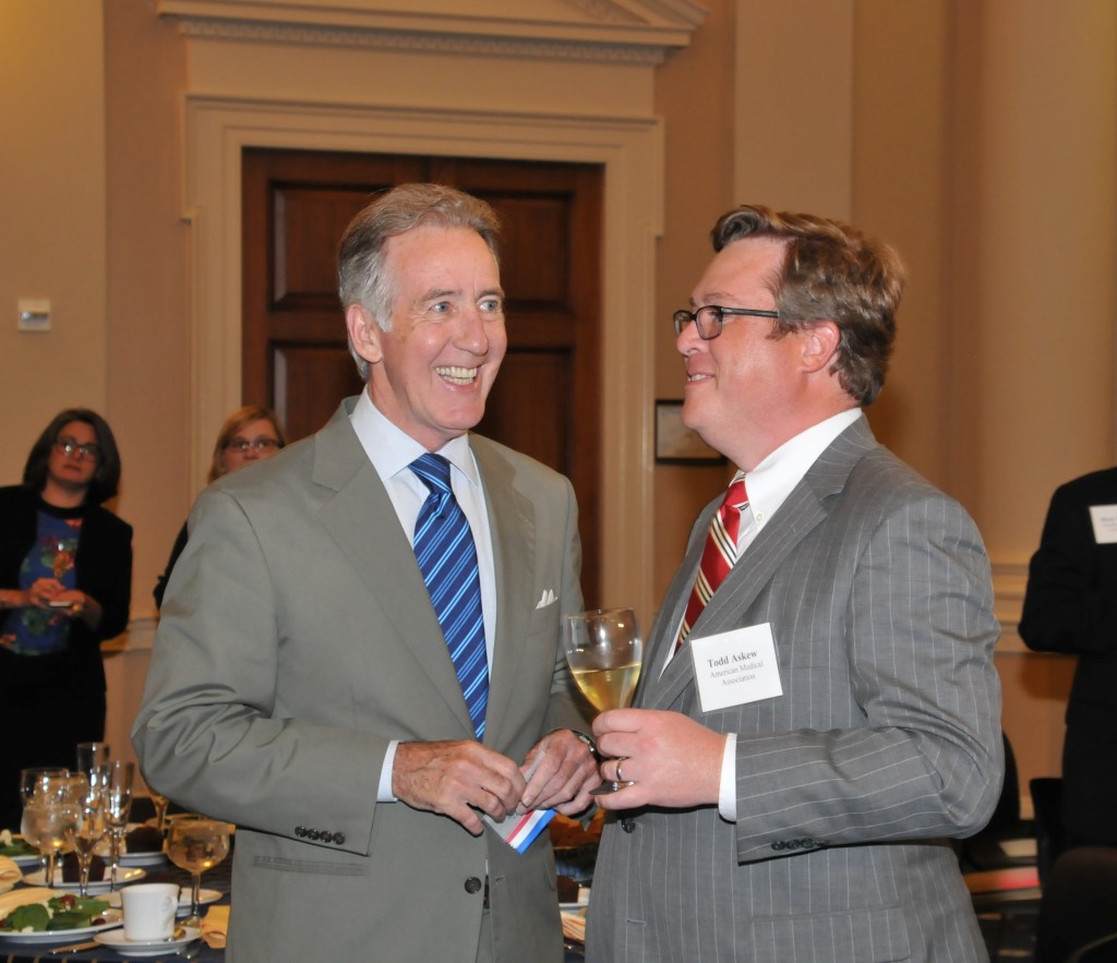 Rep. Richard Neal (D-MA) and Todd Askew (American Medical Association)