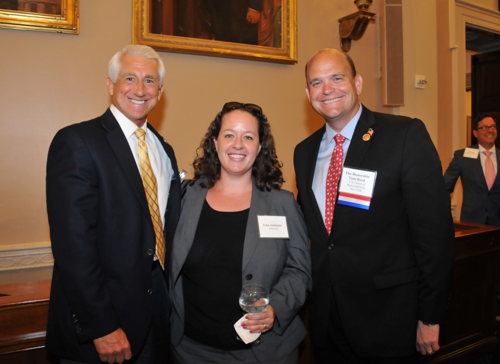 Lisa Jackson (Emerson) with Rep. Dave Reichart (R-WA) and Rep. Tom Reed (R-NY)
