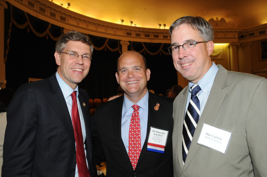 Rep. Erik Paulsen (R-MN), Rep. Tom Reed (R-NY), and Jim Carlisle (Bank of America)