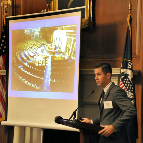 News Release: Christopher Gahan Presents at Fall Congressional Breakfast