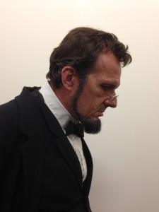 George Buss as Abraham Lincoln
