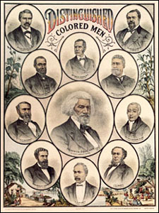 1883 poster of African American leaders