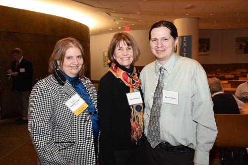 Laura McCulty Stepp, VP of Membership & Development, with Dee Hoffman and Grant Taylor
