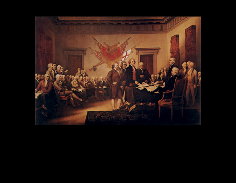 Declaration of Independence in Congress, at the Independence Hall, Philadelphia, July 4th, 1776 | John Trumbull