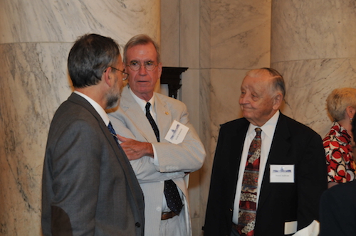 Former Staff Directors 
Keith Kennedy, Frank Sullivan, and Charlie Houy shared a conversation.