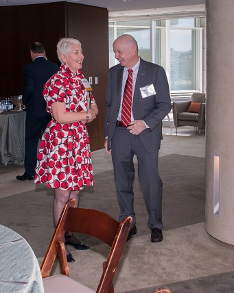 Marilyn Green (USCHS) and John Collingwood (Bank of America)