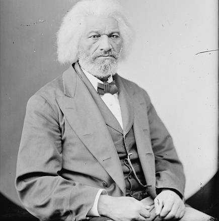 Excerpt from stereograph of Frederick Douglass (courtesy Library of Congress)