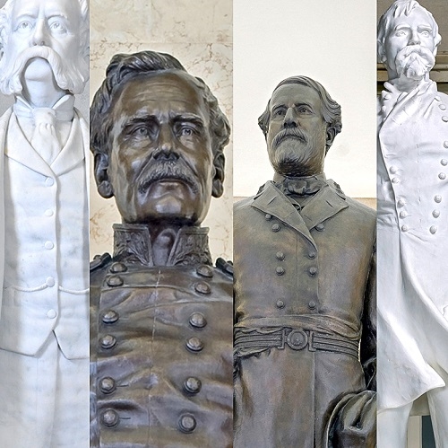 Several statues from the Statuary Hall Collection