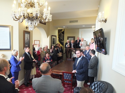 Congress Dedicates Lincoln Room U S Capitol Historical Society