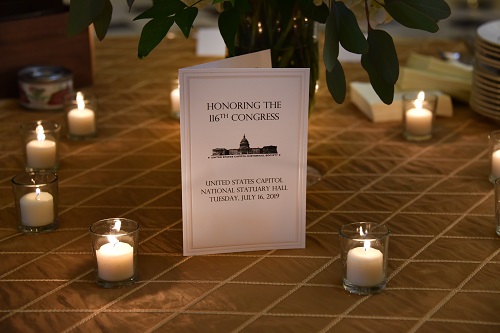 USCHS Honors 116th Congress: Table Setting, 'Honoring the 116th Congress'