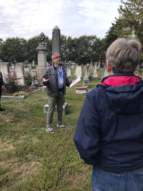 USCHS 2019 Congressional Cemetery Tour: USCHS Chief Historian William diGiacomantonio