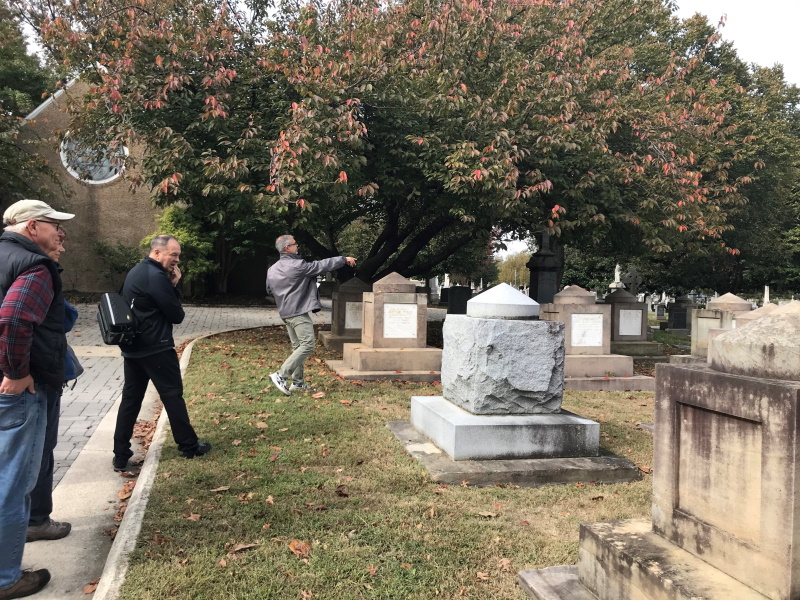 USCHS 2019 Congressional Cemetery Tour: USCHS Chief Historian William diGiacomantonio