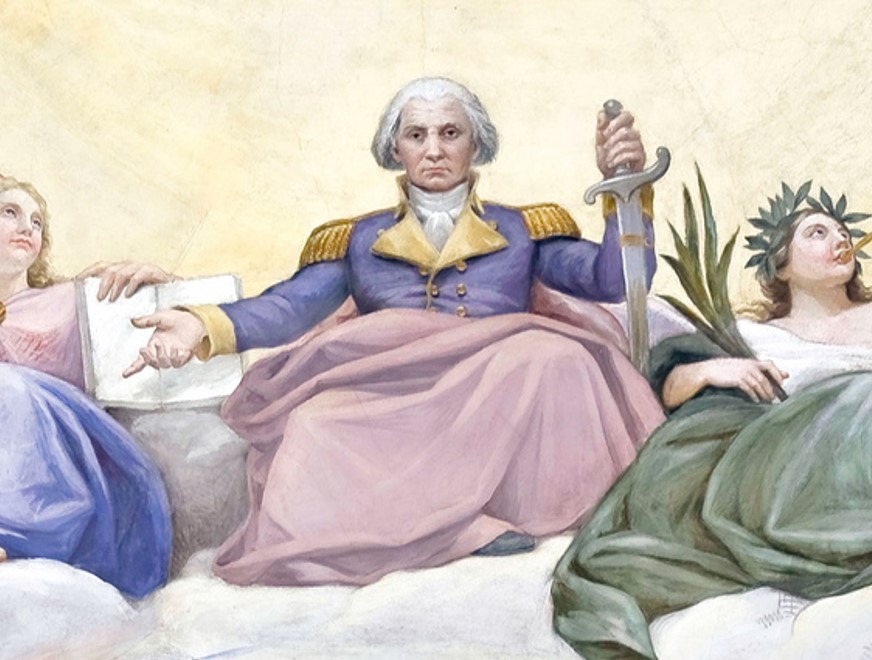 Detail of Constantino Brumidi's "Apotheosis of George Washington"